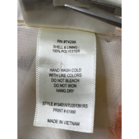 En Focus Studio Floral Chiffon Summer Floral Dress Size 4 Long Sleeve RAA10437 - Picture 4 of 9